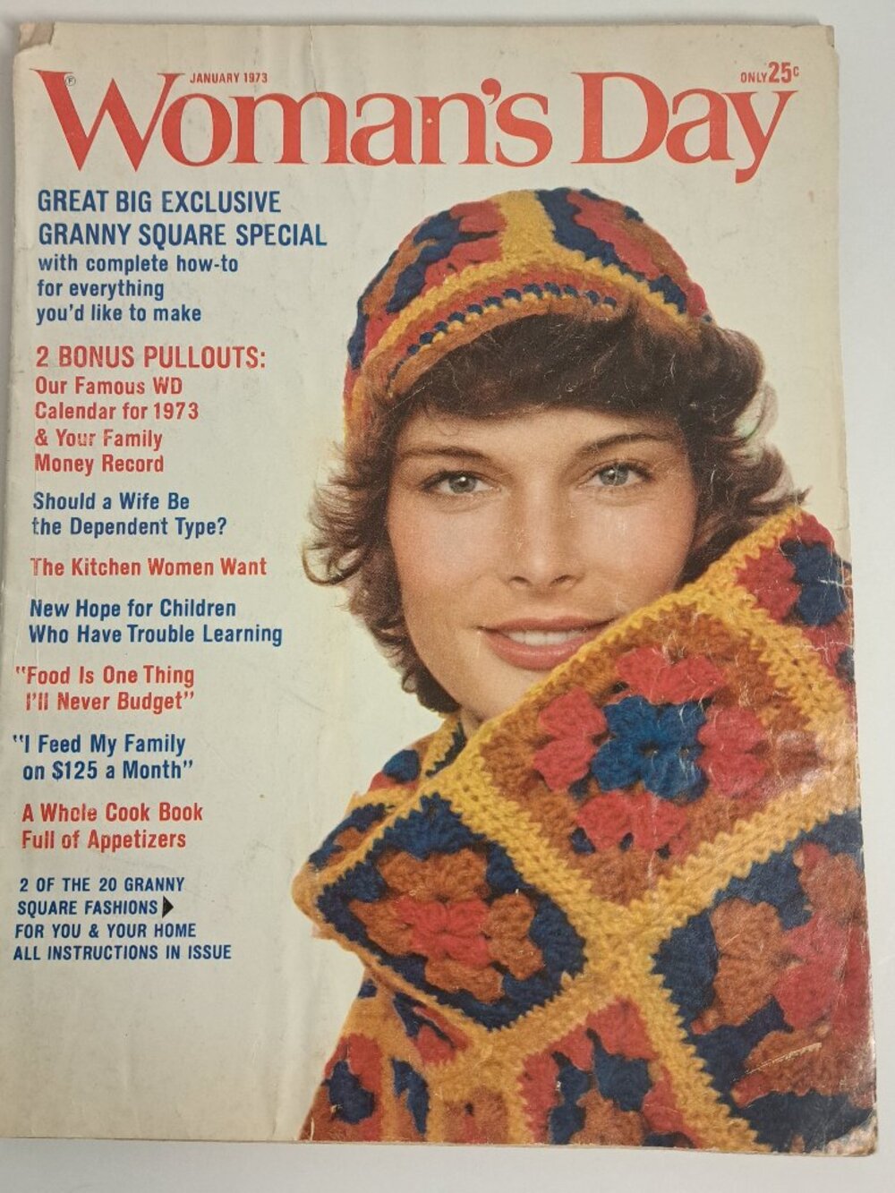 Woman's Day Magazine - January 1973 - VINTAGE